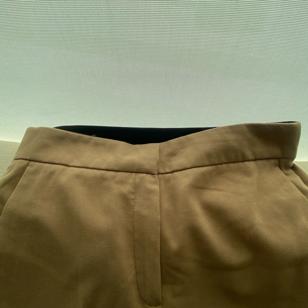 Zara Tan Chinos with Flat Front Waistband